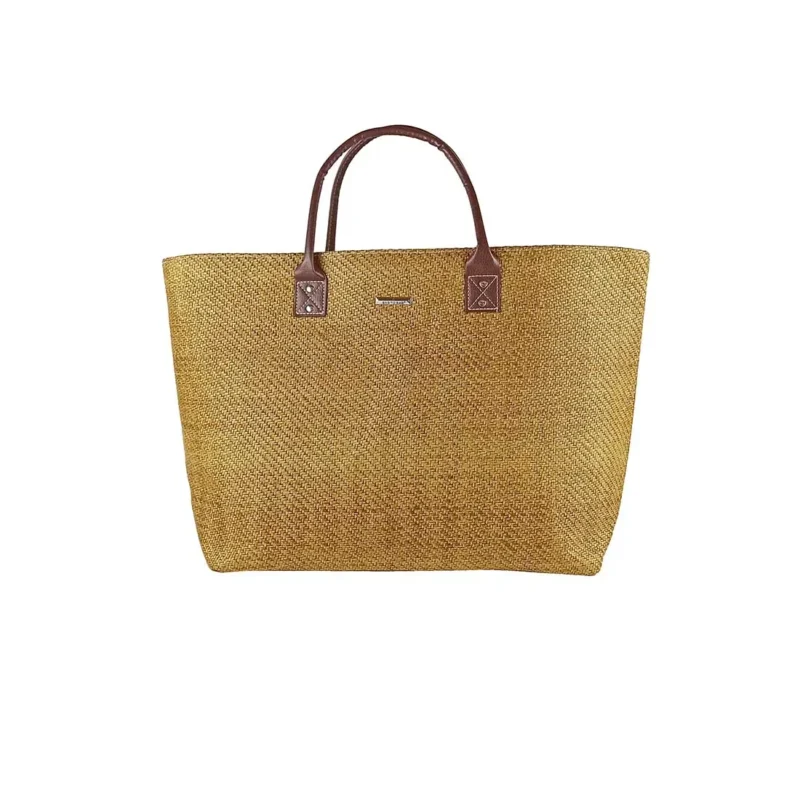 Ψάθινη Τσάντα Θαλάσσης Bag to Bag  - 0213 BROWN