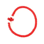 Κομποσκοίνι Με  Πλεκτό Σταυρό  - 009Κ0604 RED
