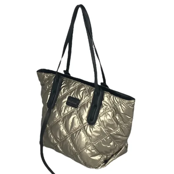 Τσάντα ώμου καπιτονέ - KX2203 GOLD