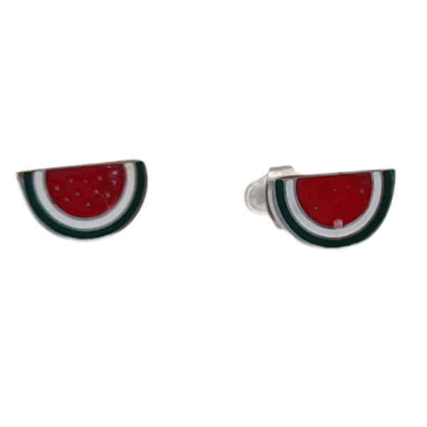 Σκουλαρίκια Καρφωτά Καρπούζια- 275SK2506 RED