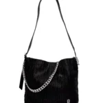 Γυναικεία Τσάντα ώμου Με Αλυσίδα Bag to Bag Μαύρο